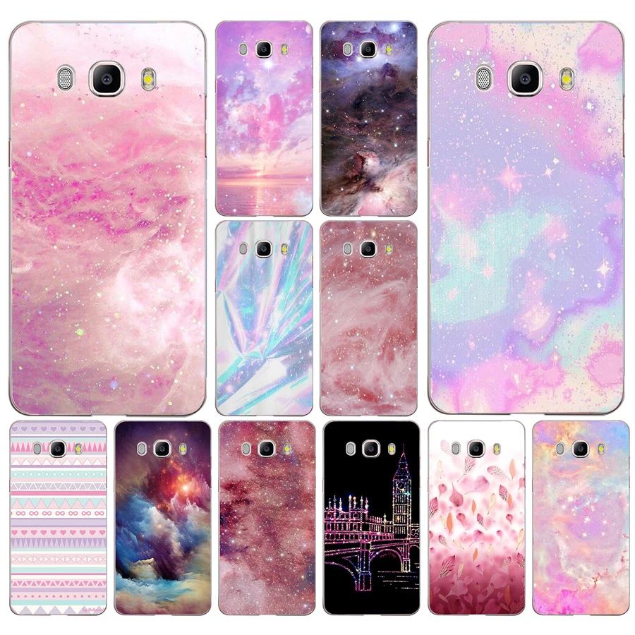 277FG Rainbow Galaxy Starry sky Space Soft Silicone Tpu Cover phone Case for Samsung j3 j5 j7 2016 2017 j330 j2 j6 Plus 2018 | Мобильные