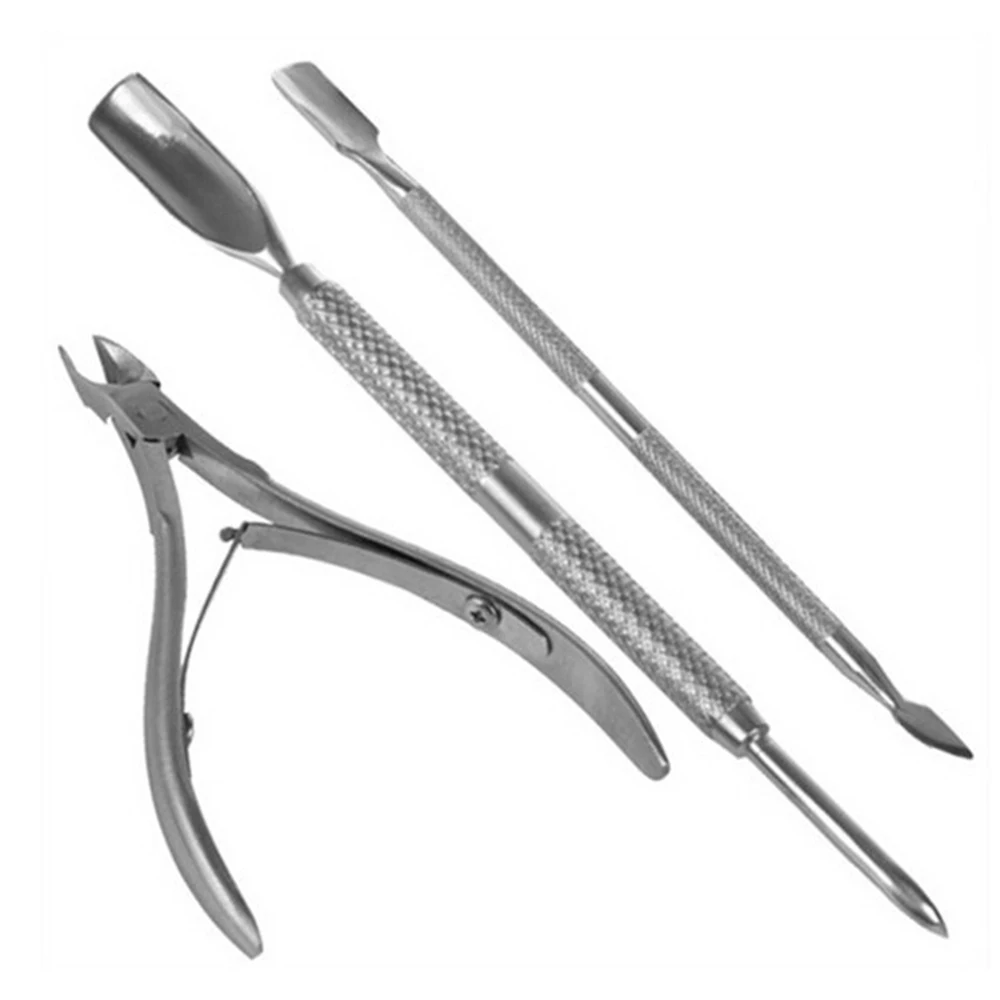 

Nail Tools Exfoliating Tool Set Dead Skin Cut Dead Leather Fork Push Cuticle Nipper With Cuticle Pusher Durable Manicure Tool