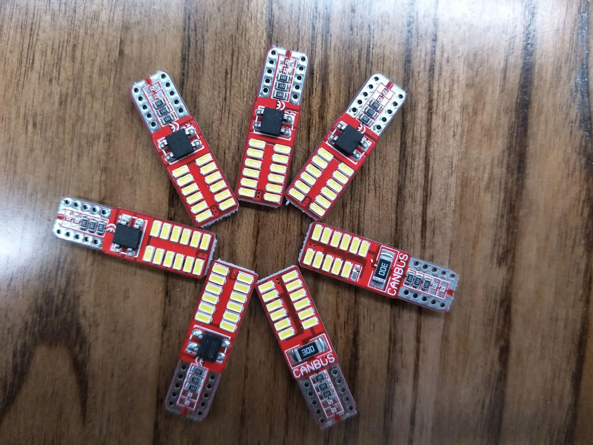 

LD 2X LED car light T10 license plate light 3014 24smd T10 side marker light LED light