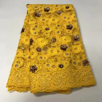 

New Fashion High Quality sequin France tulle Lace Fabric / sequins Embroidered lace fabric FR81