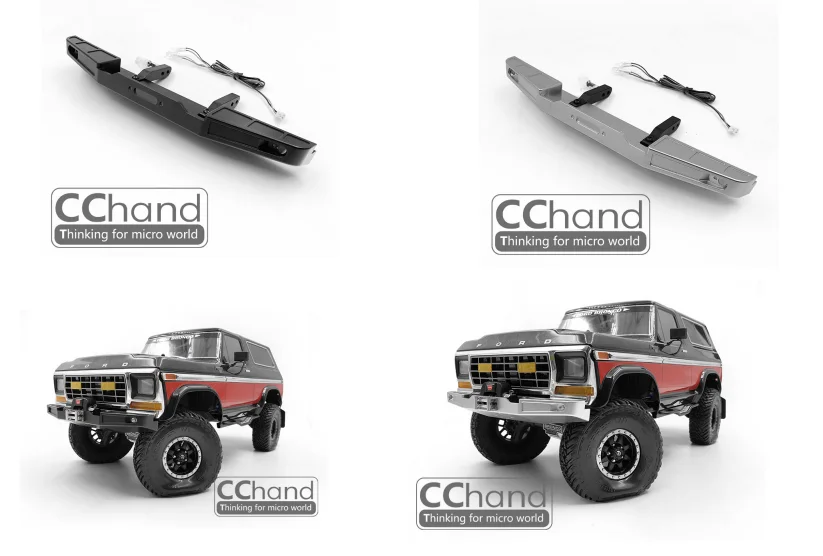 Paraurti Anteriore In Nylon Per Auto RC Traxxas 1/18 TRX4M Bronco - Protezione Telaio, Ricambio Con Viti, Resistente Agli Urti