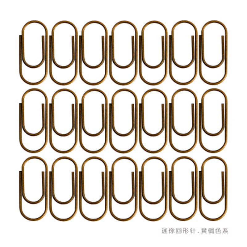 Paper Clips 200pcs/Set Of 16mm Metal Notes Classified Children'S Student Stationery School Office Supplies
