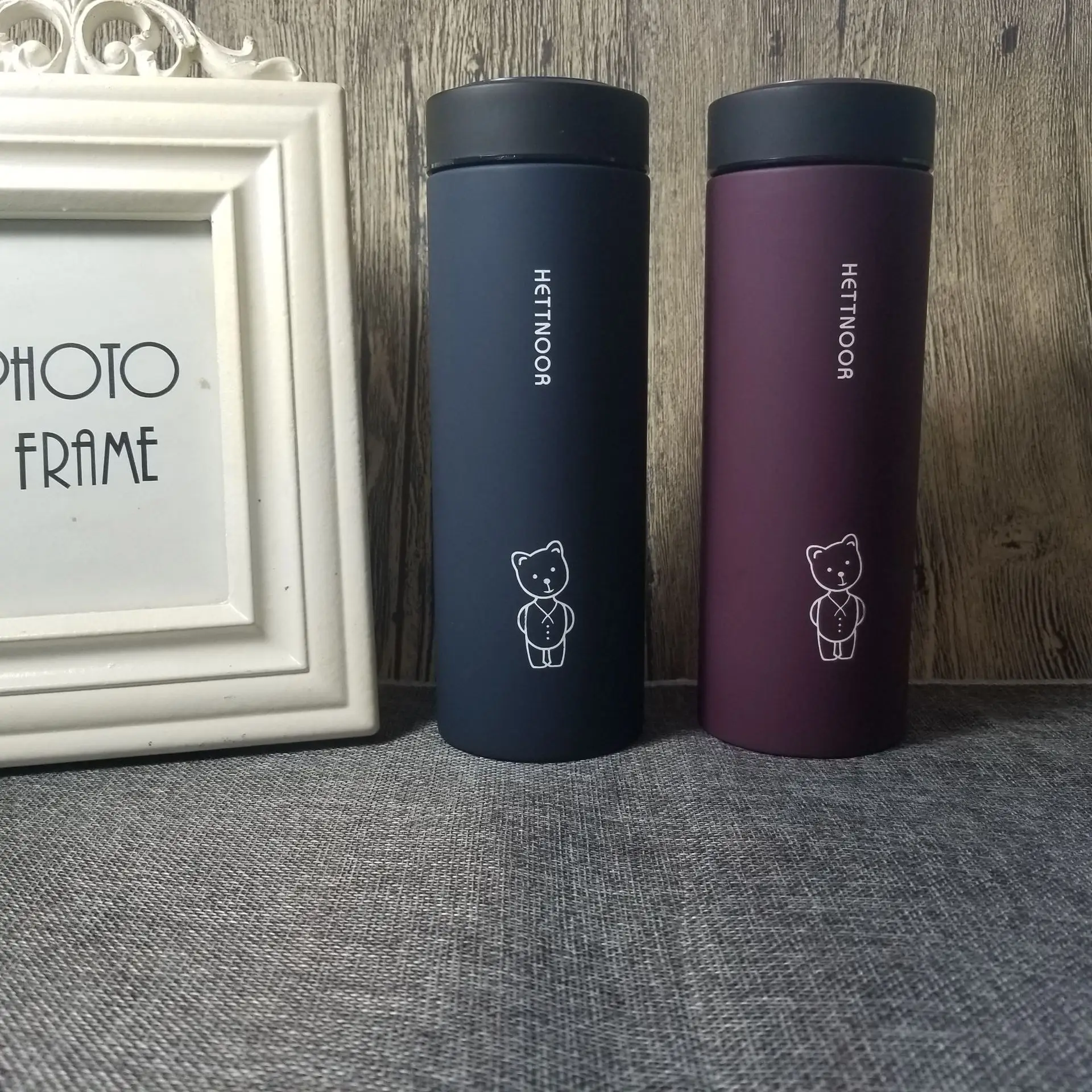 

Cartoon Dull Polish Double Layer Stainless Steel Vacuum Flask Men's Women's Glass Creative the Department Store Gift Glass