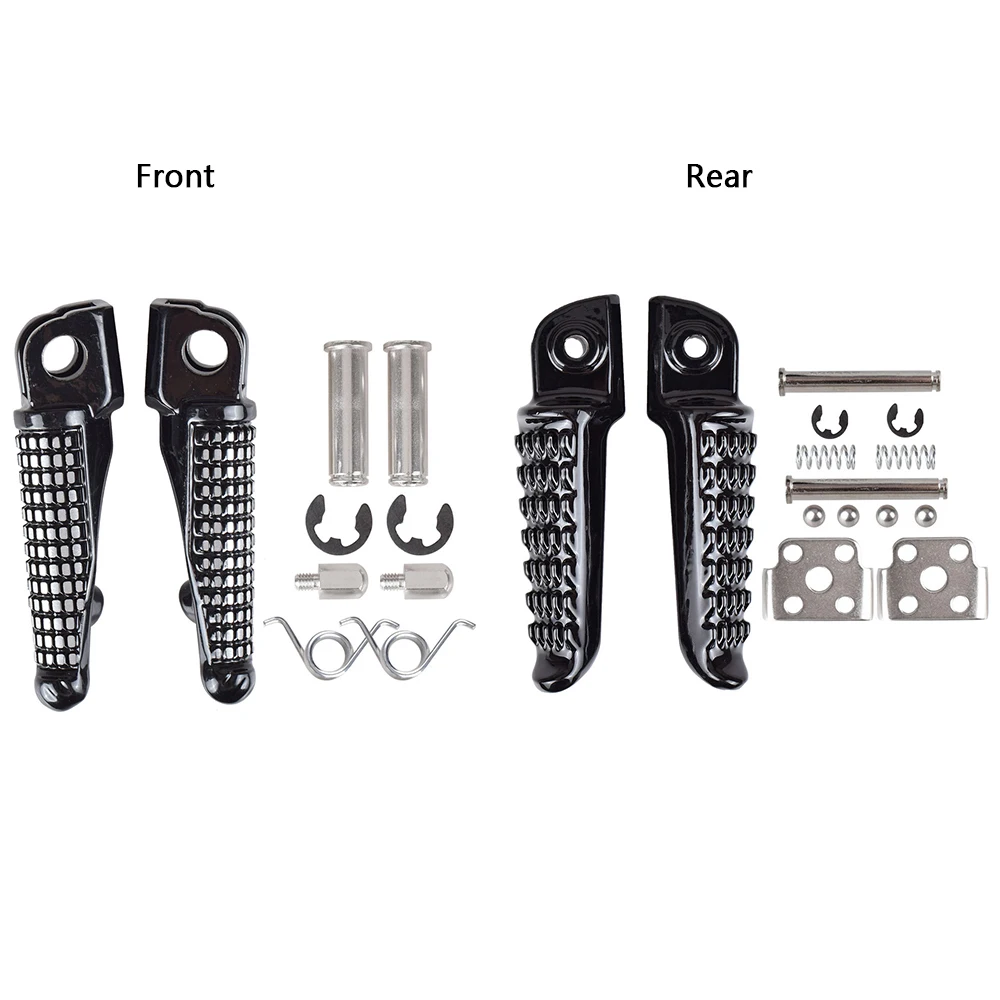

ER6F Motorcycle For Kawasaki EX 650 ER 6F 650R NINJA 2006 - 2013 Motorcycle Footrests Front Rear Foot Pedal Foot Rests Pegs
