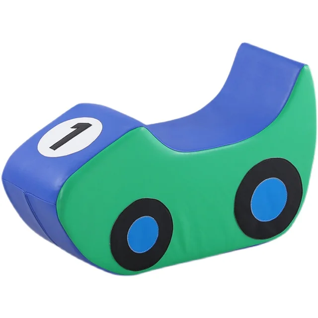 Soft Rocking Game Early Education Hall Children Soft Bag Seat Stool Sports Car Airplane Toy Foam Horse Teaching Toy Preschooler 2