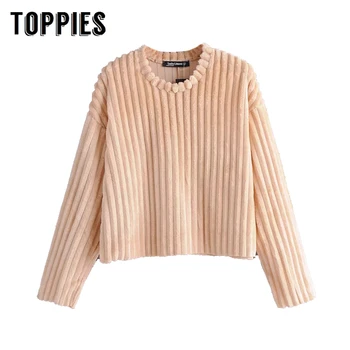 

Imitation Lamb Tops Women Long Sleeve O-neck Tops Fall 2019 Ladies Shirts Solid Color Soft Warm Clothes