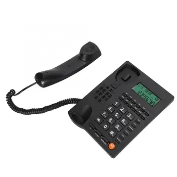 

L109 English Trade Call Desk Display Caller ID Telephone for Home Office Hotel Restaurant Black Home Telephone
