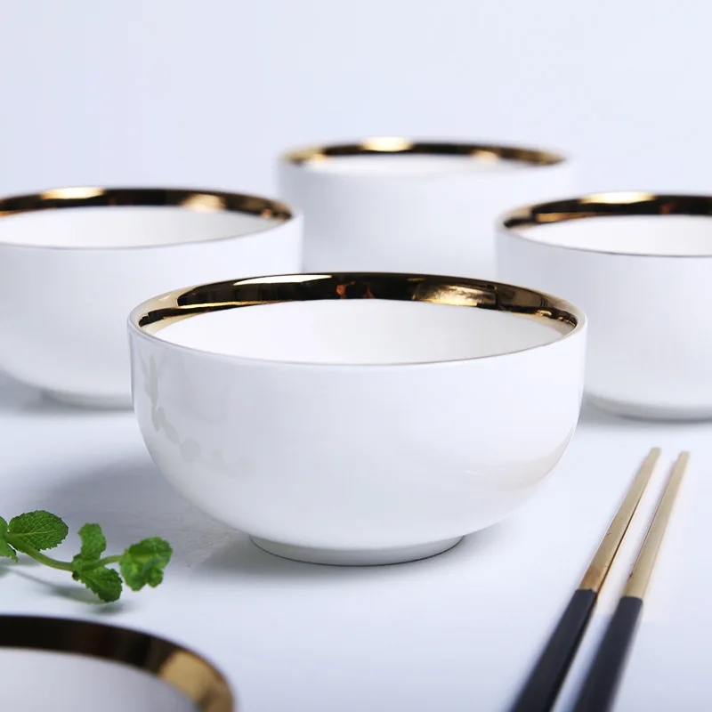 

400ml Stylish Simplicity Phnom Penh Bowl Creative Ceramic Household Salad Bowl Soup Bowl Nordic Tableware Ceramic Bowl Set