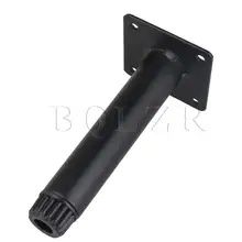 BQLZR 13 см нержавеющая сталь регулируемая ножка для мебели для компьютерного стола черный