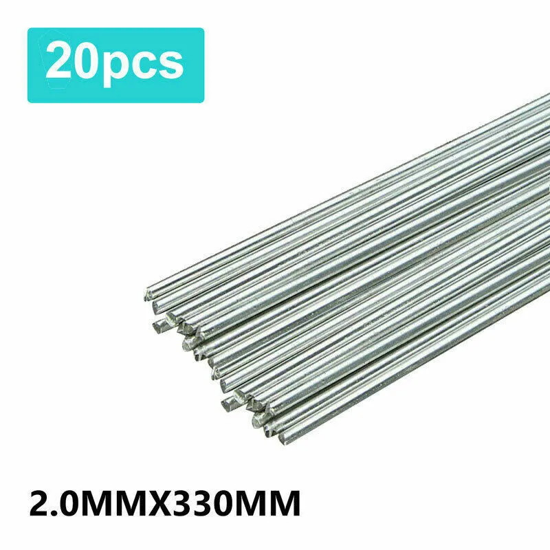 10/20pcs 1.6/2mm hliník sváření pruty drátky brazing flux-core pájení nízko teplota koroze odolné durafix