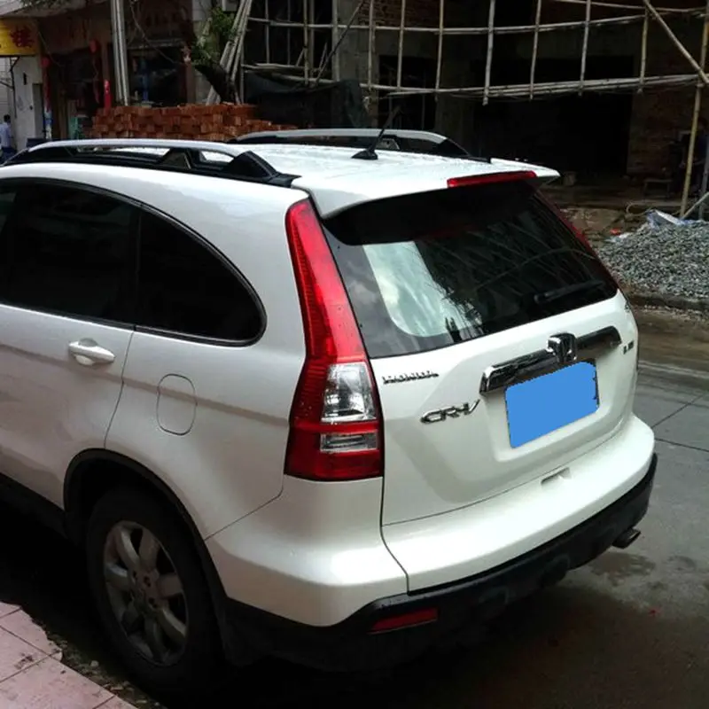 ABS Материал задний автомобильный спойлер для Honda CRV 2007-2010 праймер цвет украшение в виде хвостового крыла спойлер на крыше с светильник для CR-V