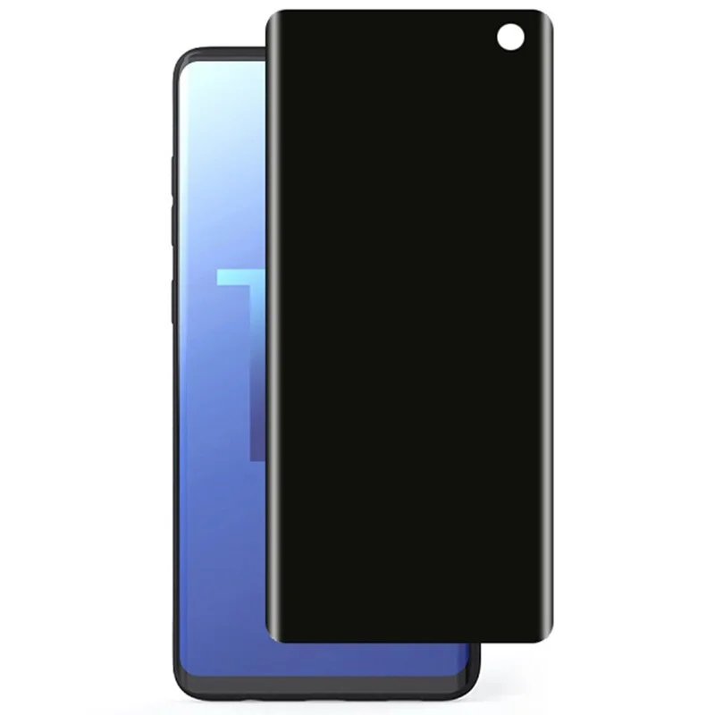 100 шт анти шпион Закаленное стекло протектор экрана для samsung Galaxy S10 Note 10 Plus S10E S10Plus полное покрытие конфиденциальности 3D стекло