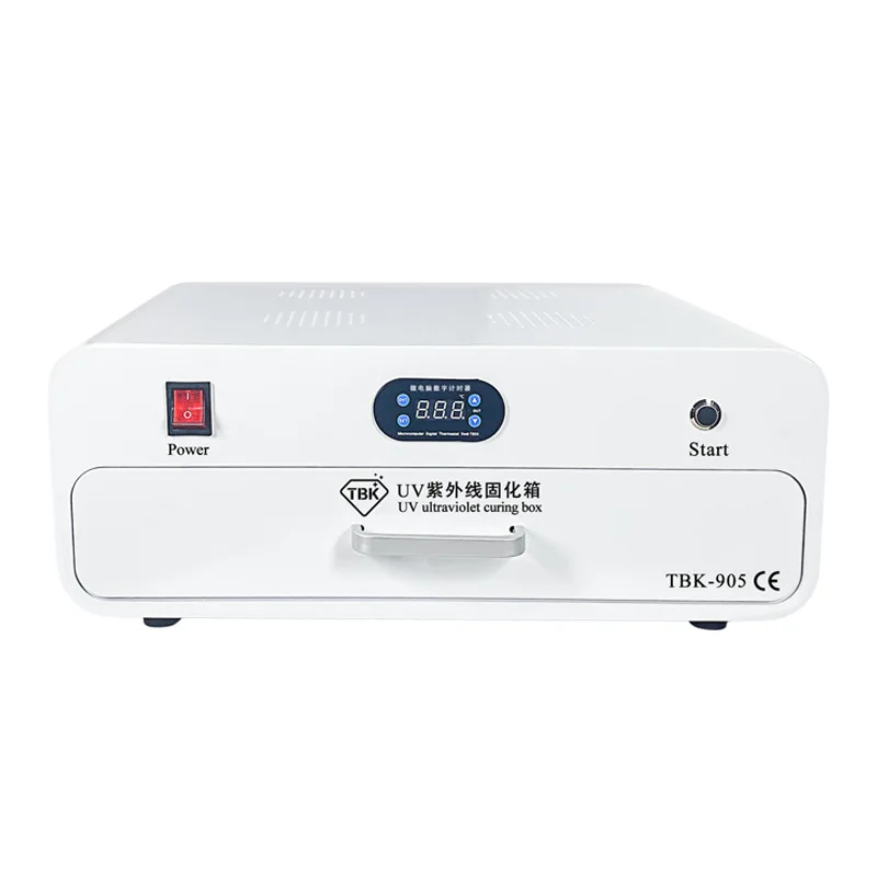 

TBK 905 new UV curing box curved surface flexible screen wrinkle-free optical adhesive shadowless LED UV curing box