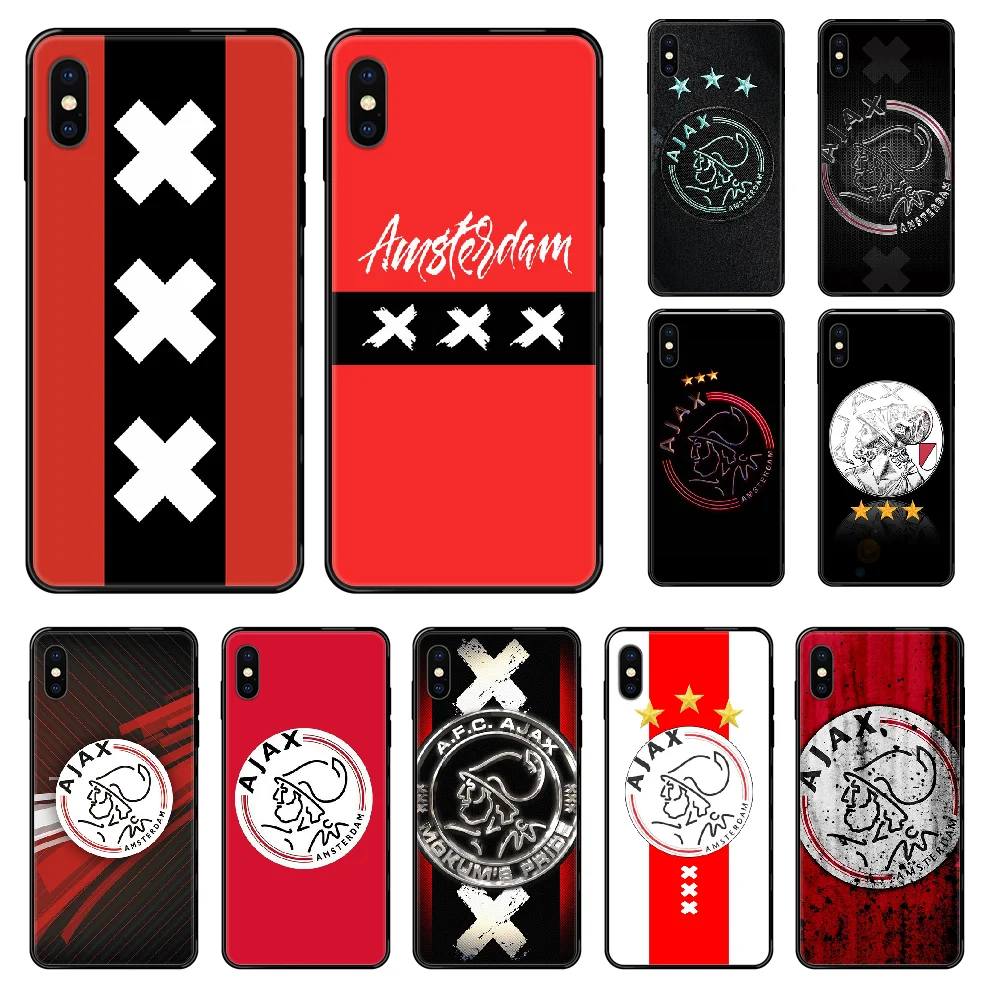 Ajax Team Amsterdam Phone case For iphone 4 4s 5 5S SE 5C 6 6S 7 8 plus X XS XR 11 PRO MAX 2020 black soft cell cover silicone Ajax Team Amsterdam Phone case For iphone 4 4s 5 5S SE 5C 6 6S 7 8 plus X XS XR 11 PRO MAX 2020 black soft cell cover silicone
