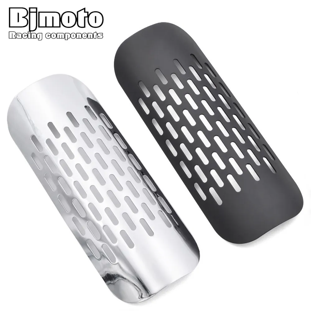 

Universal Motorcycle Exhaust Metal Cover Muffler Heat Shield Cover Heel Guard Exhaust Decorative Pipe For Harley Suzuki Yamaha