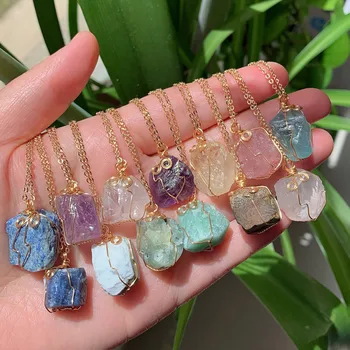 Colar Pingente Pedra Natural