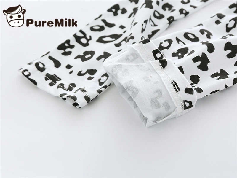PureMilk NewBorn Clothes Cotton Clothing Set Casual Baby Boys Clothing Set White And Blue Baby Letter Printed Clothing
