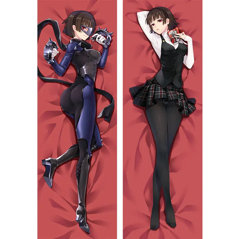 2WAY Аниме игра для psp Persona 5 наволочка P5 Dakimakura Чехол сексуальная девушка 3D двухстороннее постельное белье обнимающие наволочки для подушек P501A - Цвет: 2WAY