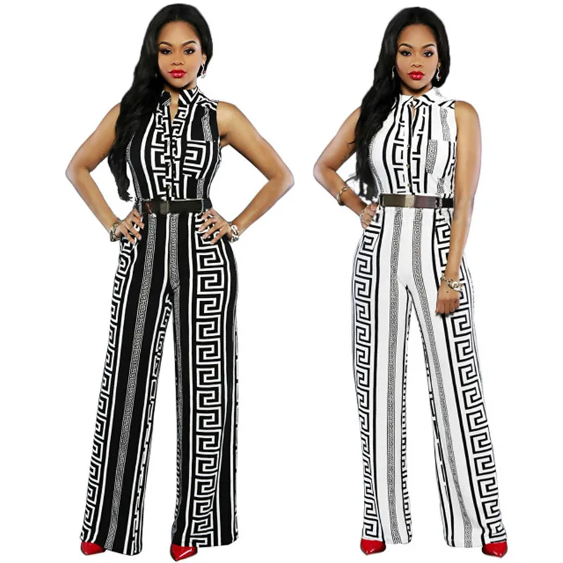 

african jumpsuit printed straight trousers for women africa lady clothes 2020 new wear girl clothing folk print style femme