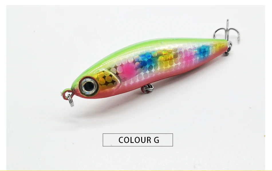 2021 New Arrivals Fishing Bait TP160 Full Depth 70MM 13G 7 Various Colors High Quality Hooks Sinking Pencil Lures For Fishing
