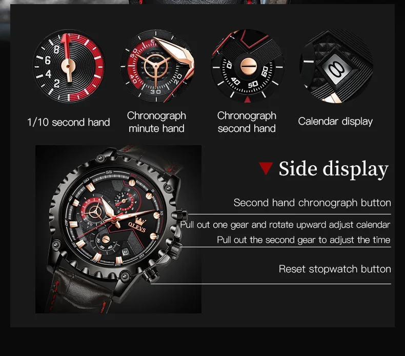 OLEVS 2873 Men’s Quartz Watch description image 12
