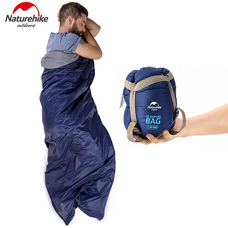 

Naturehike 2 Persons Portable Outdoor Sleeping Bag Envelope Type Splicing Ultralight Sleeping Bag Spring Autumn Camping Hiking