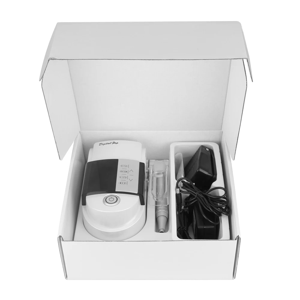 

Hot Digital POP Permanent Makeup Kit Full Set Tattoo Gun with POP Power Supply Needle Machine for Tattoo Device Makeup Machine