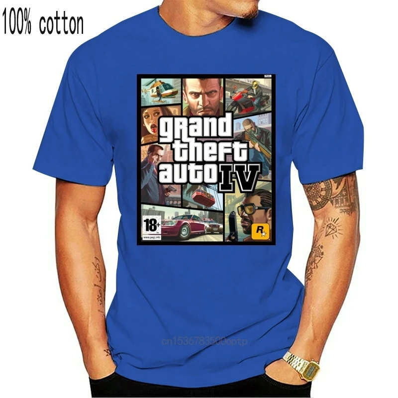 Футболка с изображением GTA футболка GTA5 топы автогравировкой брендовая одежда