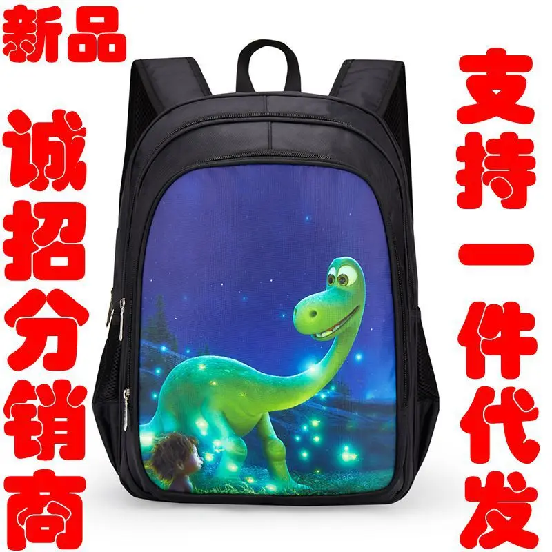

New Style School Bag Young STUDENT'S Spine-Backpack Student Backpack Customizable Printed Words Printed Logo School Bag 1-3-6 Gr