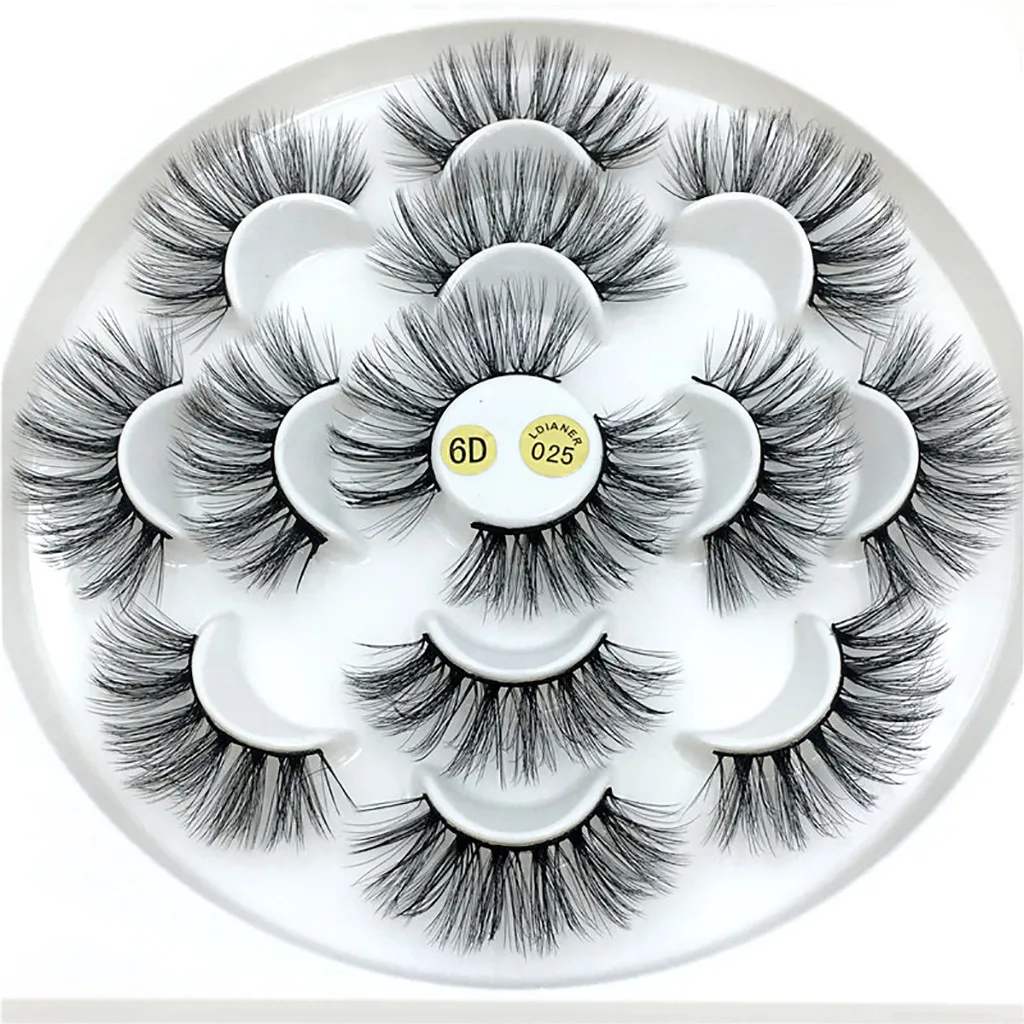 7 пар ресниц макияж maquiagem lashes maquillaje make up maquillage faux cils накладные ресницы для волос Z4