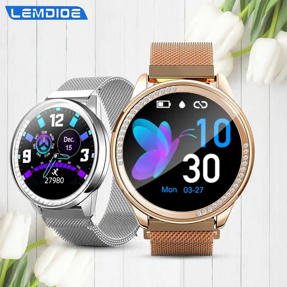android smartwatch with blood pressure monitor