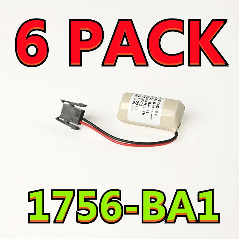 6 Pack Nuovo Controller Plc Originale 1756-Ba1 Batteria 3V Batterie Al Litio Flex Logix Con Spina Cr17335Se Cr123