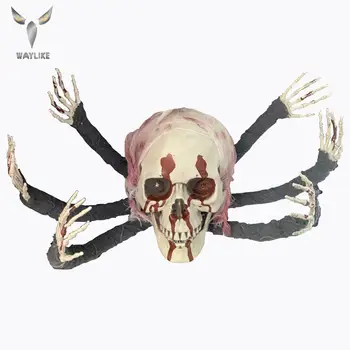 

Waylike Halloween Hanging Decorations Party Night Scene Horror Layout Electric Light-emitting Sound Control Six Stolen Monster