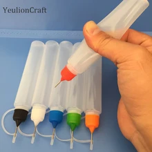 5 шт., разноцветные сжимаемые иглы для бутылок, 30 мл 5 шт., разноцветные сжимаемые иглы для бутылок, 30 мл