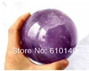 

ship AMETHYST QUARTZ CRYSTAL SPHERE BALL Healing Stone 60mm