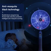 Novo 3000v elétrica mosquito swatter 6in1 mosquiteiro inteligente do agregado familiar moscas assassino mata-moscas usb recarregável lâmpada led