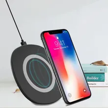 EDAL удобное 10 Вт/7,5 Вт Беспроводное зарядное устройство Qi-сертифицированное портативное быстрое зарядное устройство для беспроводной зарядки для samsung huawei xiaomi