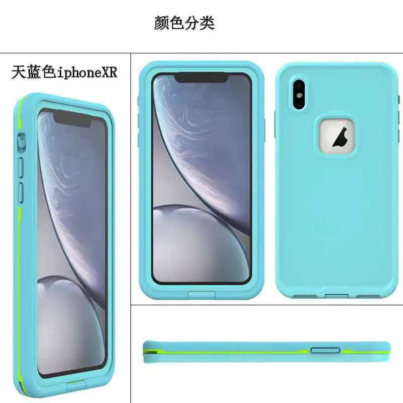 Стиль, применимый для IPhone X Водонепроницаемый Чехол, водонепроницаемый пылезащитный чехол для Apple XR6. 1-дюймовый Дайвинг чехол для телефона Лидер продаж