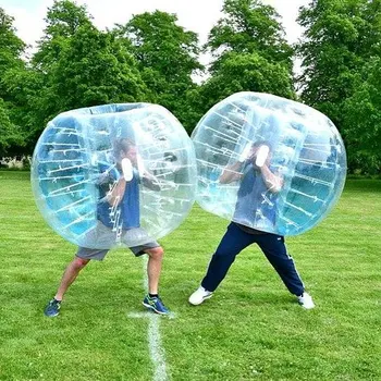 

2020 Air Bubble Soccer Zorb Ball 0.8mm PVC 1.5M Air Bumper Ball Adult Inflatable Bubble Football Bumper Ball on Sale