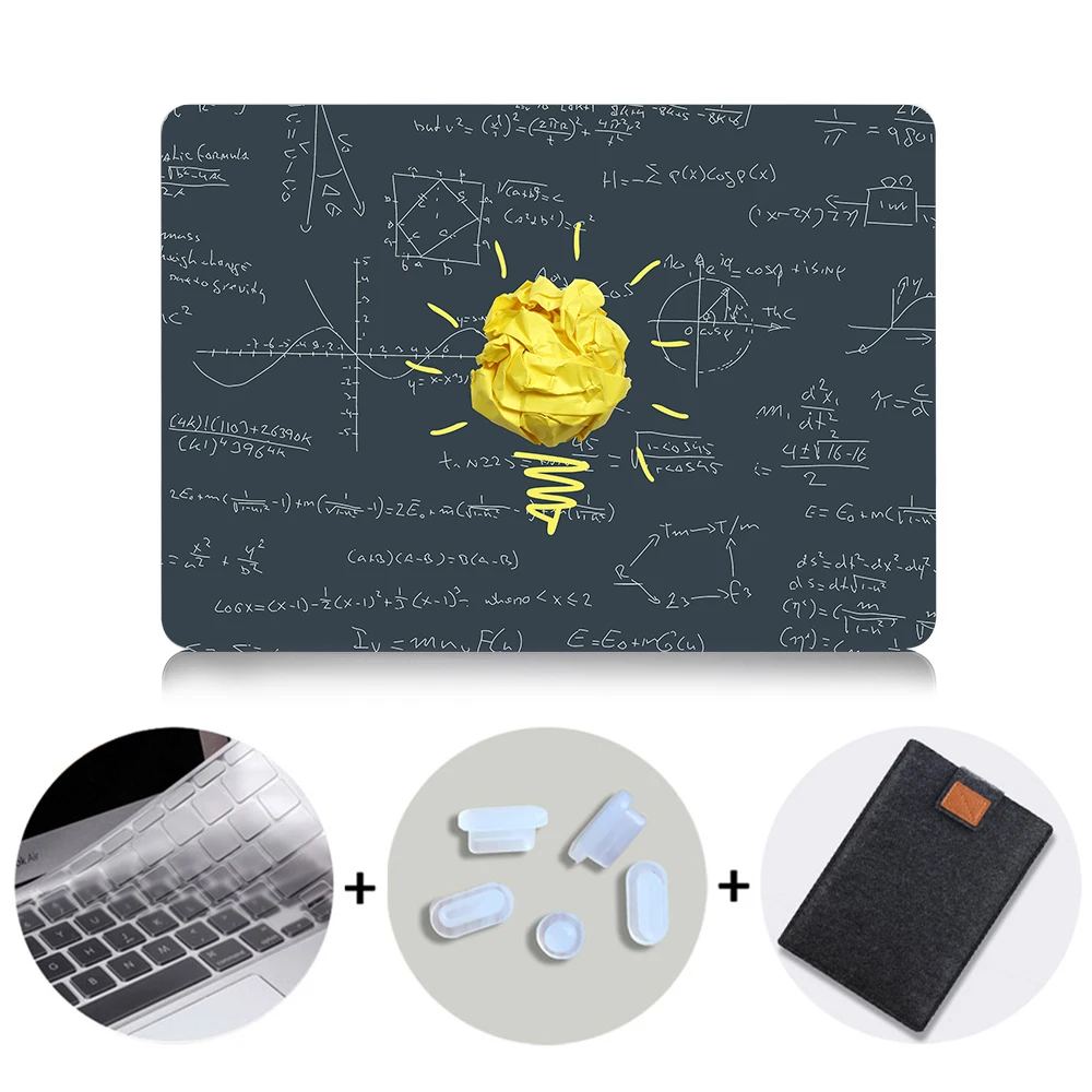 MB13 MTT светильник лампа Дизайн чехол для Macbook Air Pro retina 11 12 13 15 с сенсорной панелью ноутбук рукав для macbook 13,3 15,4 дюймов крышка - Цвет: MB13