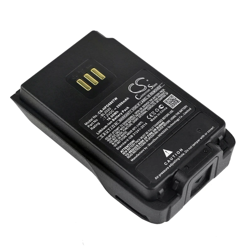 Кэмерон китайско 2500 мАч батарея для HYTERA PD402 PD412 PD500 UL913 PD502 PD502i-UL PD560 UL913 PD562 HYTERA BL2020