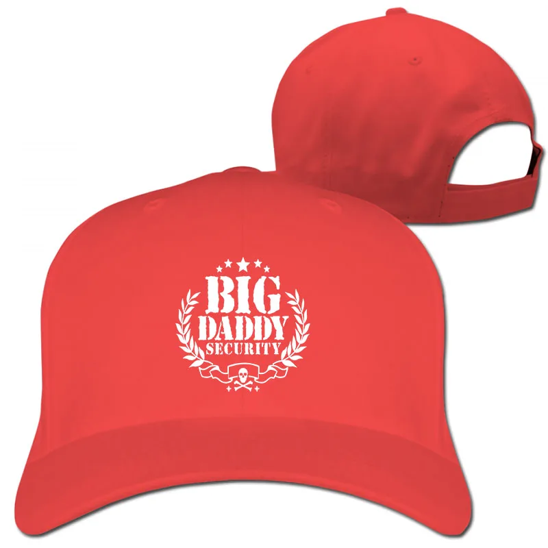 Бейсбольная кепка для мужчин и женщин с надписью «big daddy безопасности для отца и дочери», модная Регулируемая Кепка - Цвет: 1-Red