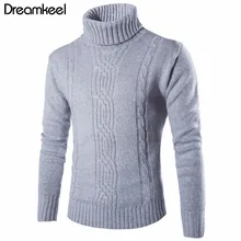 Пуловер, тонкий, теплый, однотонный, с высоким отворотом, жаккард, хеджирование, британская Мужская одежда, мужская водолазка,, мужской Рождественский свитер W1