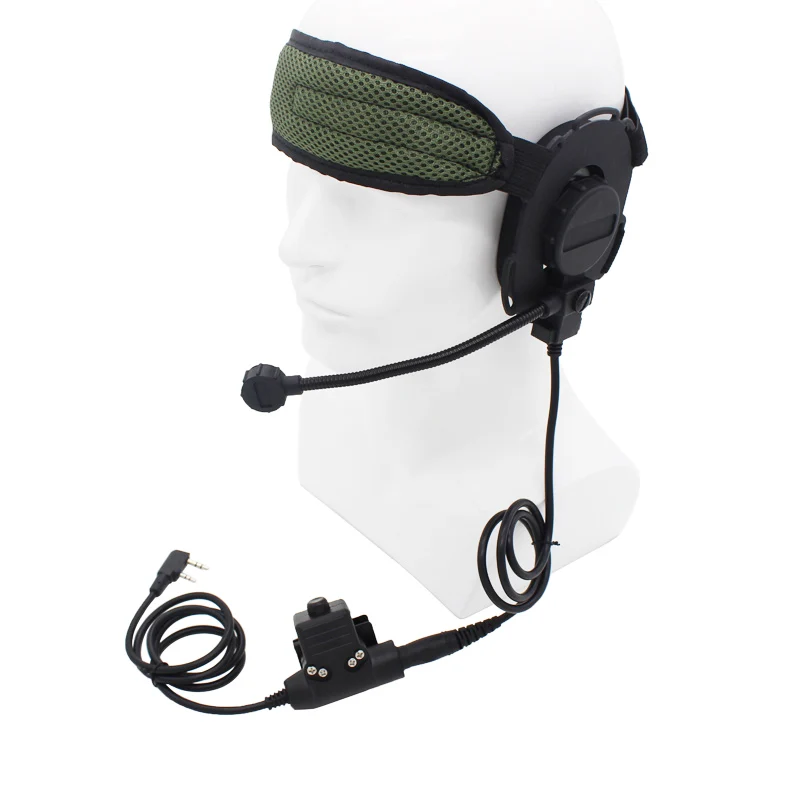Black with U94 Z тактическая Боуман элита II Гарнитура U94 Peltor TCI военной радио PTT для Kenwood радио BaoFeng UV-5R UV-6R BF-82 Retevis иди и болтай Walkie Talkie - Цвет: Black with U94