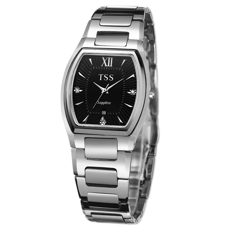 

TSS lover couple series quartz watch tungsten steel men watches casual watches square ultra-thin watches simple fashion trend