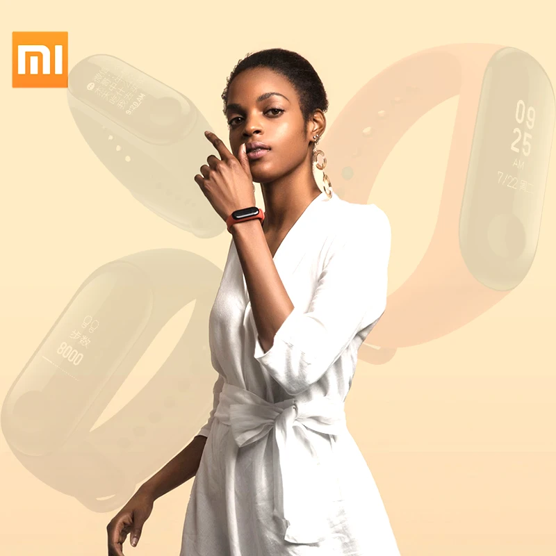 Origina Xiaomi mi band 3 глобальная версия фитнес-браслет трекер пульсометр mi band 3 Смарт-браслет для Android IOS