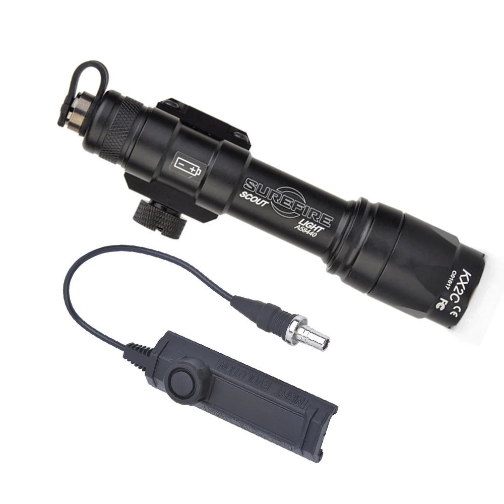 WADSN Airsoft suprefir M600 M600C скаутский фонарик 340 люмен светодиодный светильник для охотничьего оружия с двойной функцией Tape Swtich