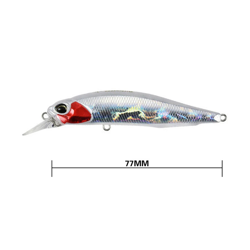 7.7cm 8.4g Fishing Lure Minnow Wobbler Lure Rozante 77SP Long Cast Suspending Jerkbait Swimbait Artificial Hard Bait Bass Bait