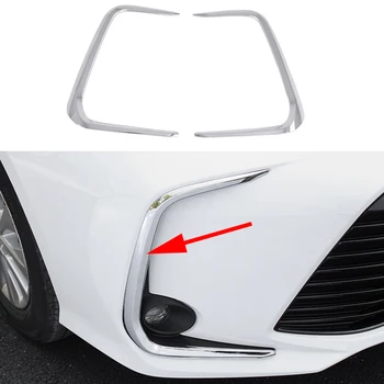 

Chrome Fog Light Lamp Foglight Eyebrow Eyelid Molding Cover Trim Accessories Fit For Toyota Corolla 2019 2020