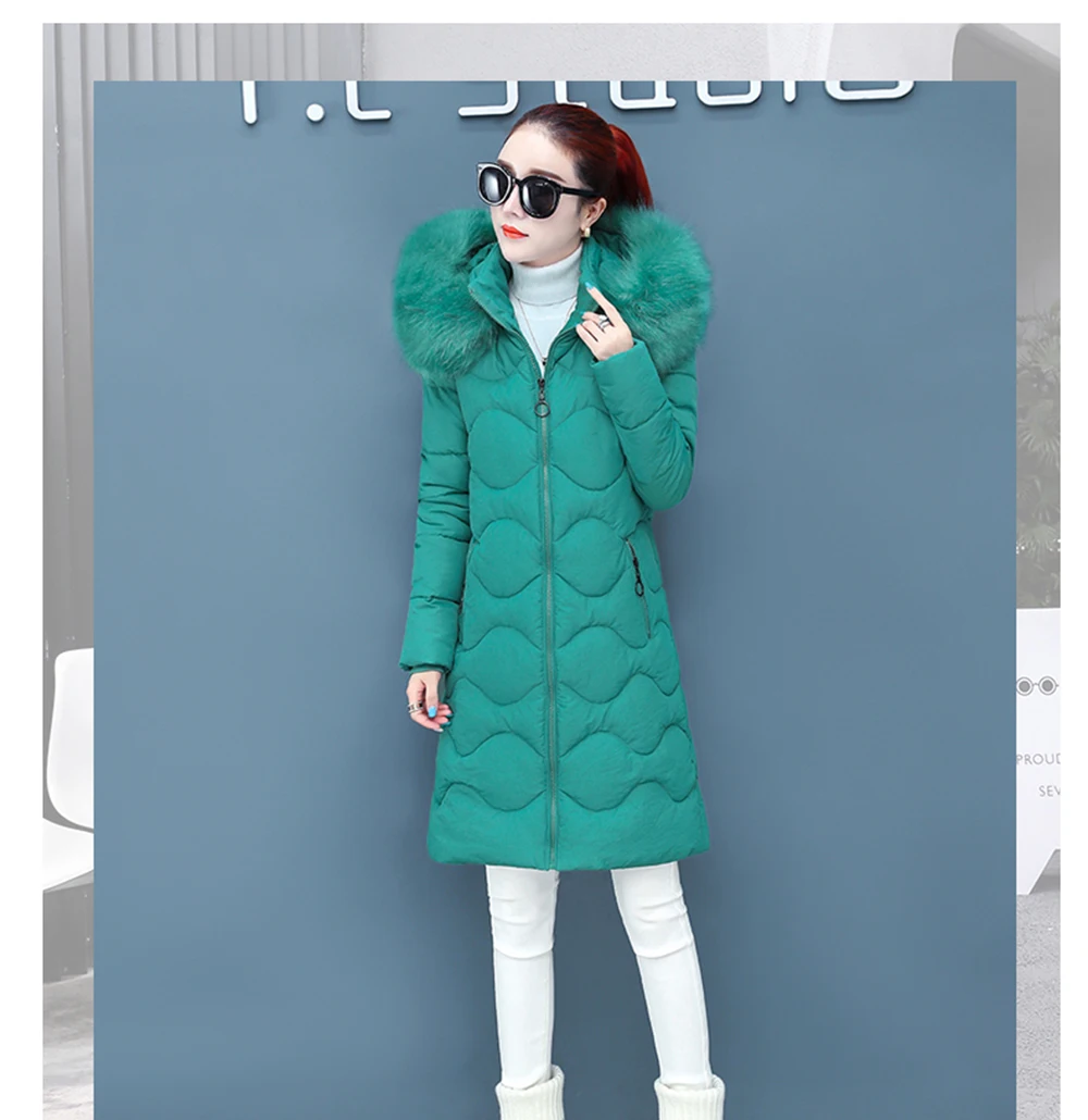 PinkyIsBlack/Новое поступление года; зимняя куртка для женщин; пальто; женские длинные парки; толстые Большие меховые теплые зимние женские пальто с капюшоном
